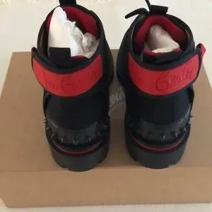 Christian Louboutin Mens Our Georges 2 Flat Black Suede Boots Christian Louboutin Mens Our Georges 2 Flat Black Suede  main image 3